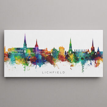 Lichfield Skyline Cityscape Art Print, 2 of 12