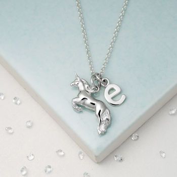 Children's Sterling Silver Unicorn Necklace, 3 of 6