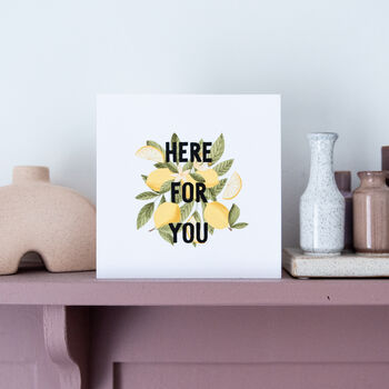 'Here For You' Sympathy Card, 5 of 5
