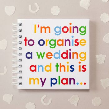 Im Going To Be The Bride Wedding Plans Notepad, 5 of 5