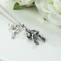 Sterling Silver Frog Necklace, thumbnail 2 of 4
