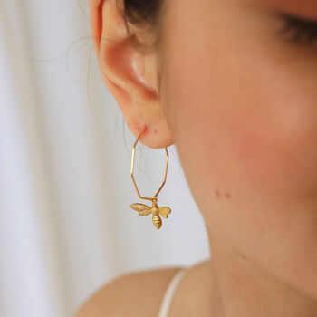'You Are The Bees Knees' Bee Earrings, 3 of 7