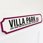 Personalised Football Stadium Street Sign, thumbnail 4 of 12