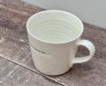 White ‘Builder’s Tea’ Mug, 2 of 2