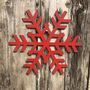 Colourful Christmas Snowflake Decoration Ornament Sign, thumbnail 11 of 12