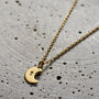 Personalised Mini Crescent Moon Necklace, thumbnail 3 of 7