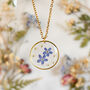 Forget Me Not Special Remembrance Necklace, thumbnail 1 of 6