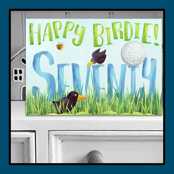 70th Birthday Golf Card, 5 of 5