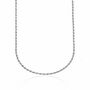 Sterling Silver Twisted Rope Chain Necklace, thumbnail 6 of 8