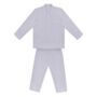 Juno Men's Cotton Pyjamas Blue Grey, thumbnail 2 of 2
