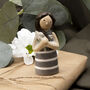 Thank You Flower Girl Figurine | Ceramic Ornament, thumbnail 1 of 4