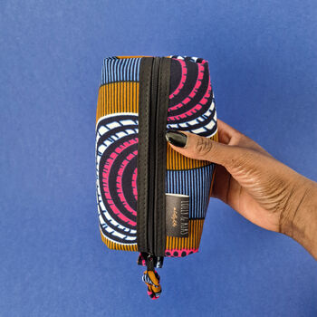 African Print Cosmetic Make Up Bag | Bukayo Print, 5 of 5