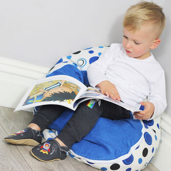 Dotty Fish Space Rocket Soft Leather Baby Shoes With Barefoot Soles, 4 of 11