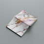 Personalised Custom Pink Grey White Marble A5 Notebook, thumbnail 3 of 5