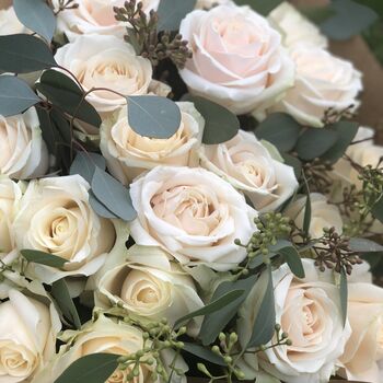 Cream Tones Seasonal Fresh Flower Bouquet, 3 of 4