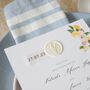 Mediterranean Lemons Wedding Invitation Set, thumbnail 6 of 10