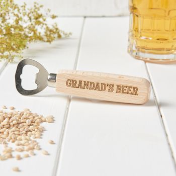 Personalised Daddy's Father's Day Beer Bottle Opener, 3 of 6