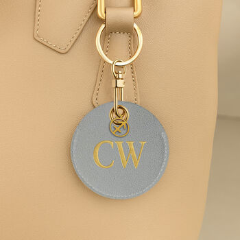 Personalised Vegan Leather Bag Accessory With Zodiac Charm, 4 of 12
