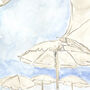 Serene Umbrellas Art Print, thumbnail 3 of 3