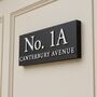 Personalised House Sign With Raised Silver Lettering, thumbnail 1 of 8