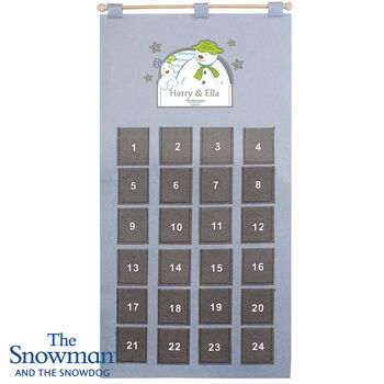 Personalised The Snowman Felt Advent Calendar, 2 of 4