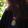 Flowers And Vase Necklace, thumbnail 3 of 10