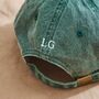 Personalised Family Vintage Cap Bottle Green, thumbnail 3 of 3