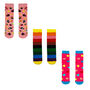 Squelch Transparent Wellies And Three Sock Set Leopards, thumbnail 3 of 7