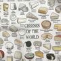 Cheeses Of The World Tea Towel, thumbnail 9 of 9