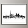 Toronto Canada Skyline Cityscape Art Print, thumbnail 8 of 8