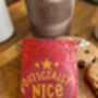 Personalised Candy Floss Snow Officially Nice Badge, thumbnail 6 of 12