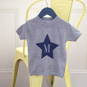 Personalised Star Initial T Shirt, 2 of 4