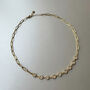 18k Gold Plated Necklace With Crystal Accents, thumbnail 1 of 2