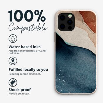 Watercolour Eco Friendly, Biodegradable Phone Case, 2 of 11