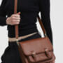 Into The Woods Tan Classic Satchel, thumbnail 2 of 8