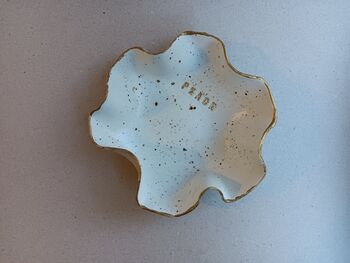 Scalloped Peace Clay Dish, 2 of 8