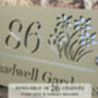 Personalised Daffodil Design House Sign Acrylic, thumbnail 1 of 4