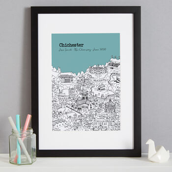 Personalised Chichester Graduation Gift Print, 8 of 10