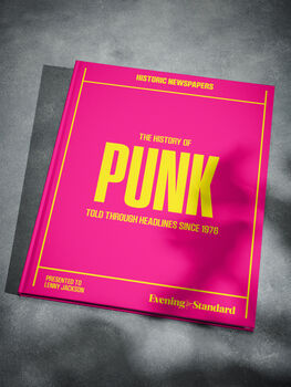 History Of Punk Music Personalised Gift Deluxe History Book Music Fan Gift, 10 of 10