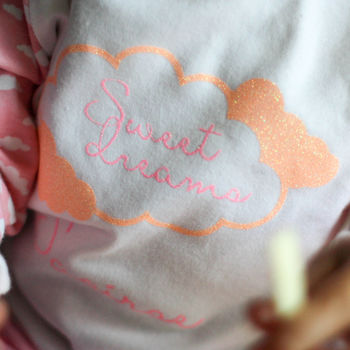 Personalised Cloud Pyjamas, Sweet Dreams, 3 of 4