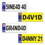 Personalised Number Plate Key Ring, thumbnail 9 of 9