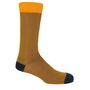 Lux Taylor Yellow Luxury Crew And Trainer Men’s Socks, thumbnail 3 of 5