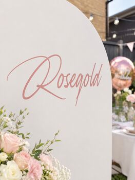 Personalised Birthday Welcome Sign Vinyl Decal, 7 of 13