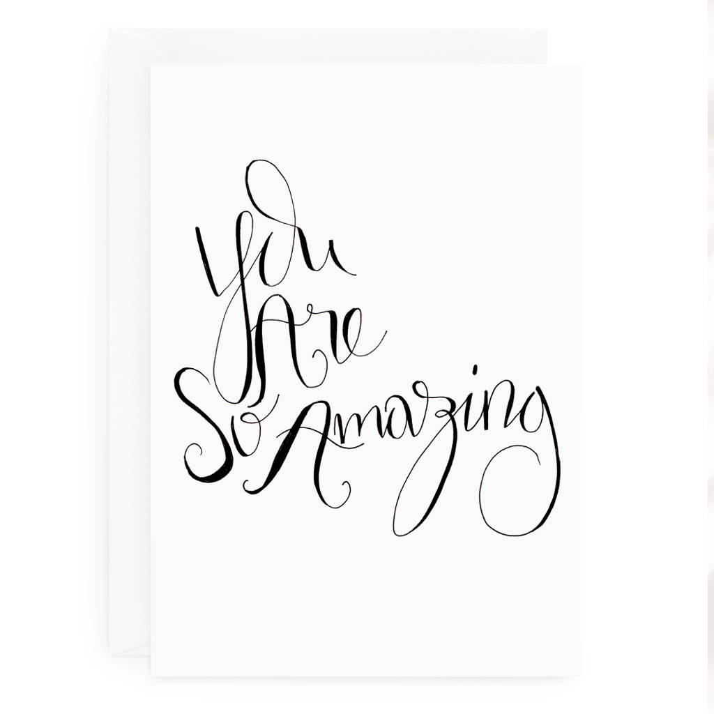 Amazing Thank You Card By De Fraine | notonthehighstreet.com