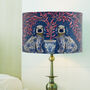 Staffordshire Dog Twins On Blue Lampshade, thumbnail 5 of 5