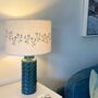 Forget Me Not Embroidered Lampshade, thumbnail 1 of 3