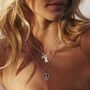 Love Rocks Sterling Silver / Gold Plated Birthstone Necklace, thumbnail 3 of 9