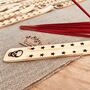 Handmade Wooden Incense Holder Boho Engraved Design, thumbnail 8 of 12