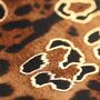 Personalised Leopard Spot Gold Foil Print Scarf, thumbnail 5 of 12