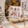 Personalised Little Elf Christmas Wrapping Paper, thumbnail 1 of 6